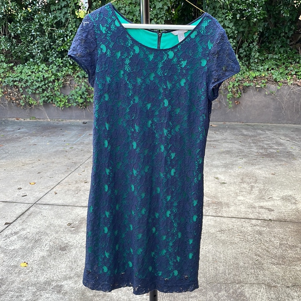 BOGO! Banana Republic lace shift dress